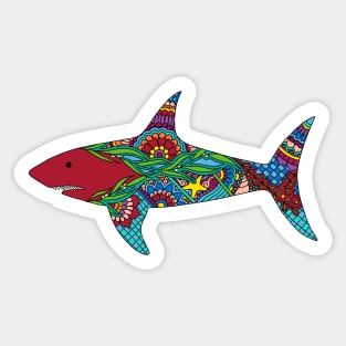 Henna Shark Sticker